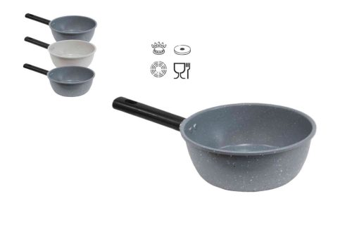 Lábas Nyeles Tapadásmentes Márvány Mintázatú 18cm 