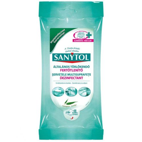 Sanytol Fertőtl.Törlőkendő 72Db (e)