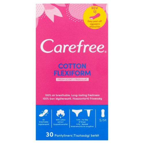 Carefree Tisztasági Betét Flexiform Deo Fresh 30Db (e)