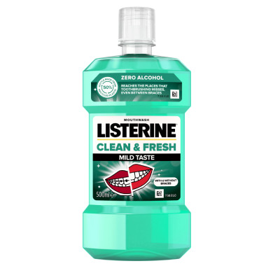 Listerine Szájvíz Cl&Fr.Mild 500Ml (e)