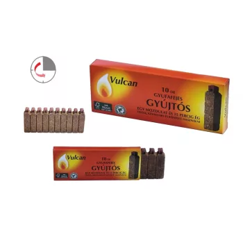 Gyufafejes Gyújtós Vulcan 10 Darabos (15/#_3570/rkl)