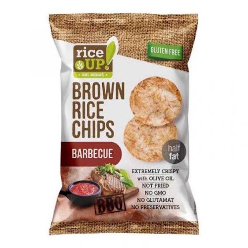 Rice Up Barna Rizs Chips Barbecue 60G (e)