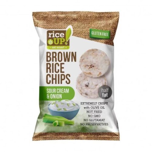 Rice Up Barna Rizs Chips Hagy-Tejf.60G (e)