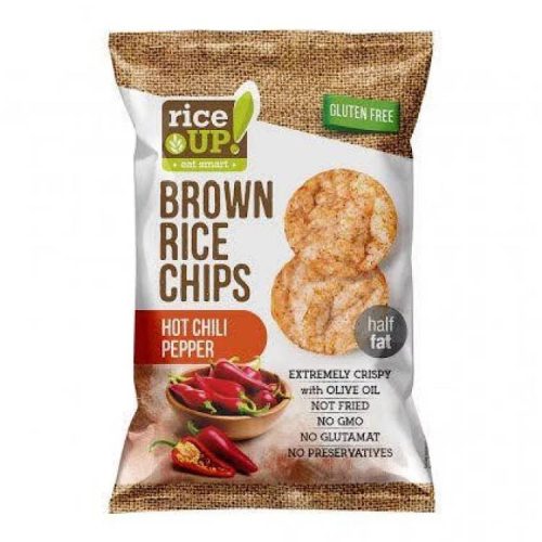 Rice Up Barna Rizs Chips Hot Chili 60G (e)
