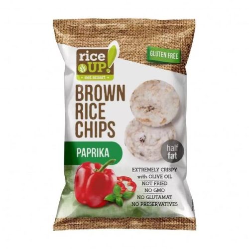 Rice Up Barna Rizs Chips Paprikás 60G (e)