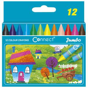 Connect Zsírkréta Klt.Jumbo 12Sz.1Cs (e)