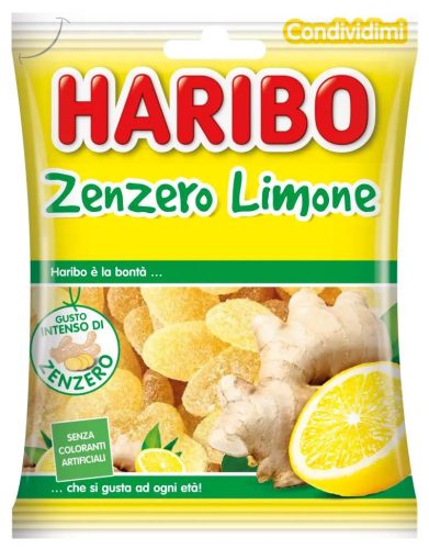 Haribo Gumicukor Zenzero Limone 80G (e)