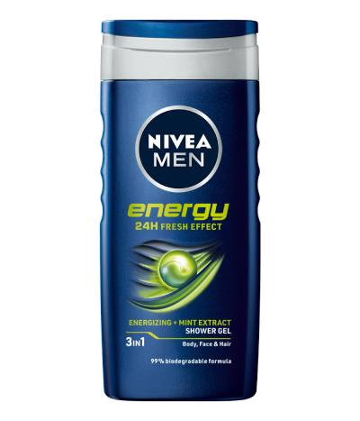 Nivea Men Tusfürdő Energy 250Ml (e)