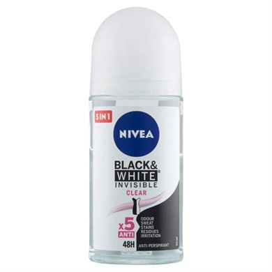Nivea B&W Inv.Deo Golyós Clear 50Ml (e)