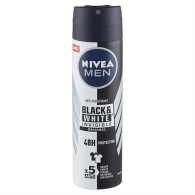 Nivea Men B&W Inv.Deo Spr.Orig.150Ml (e)