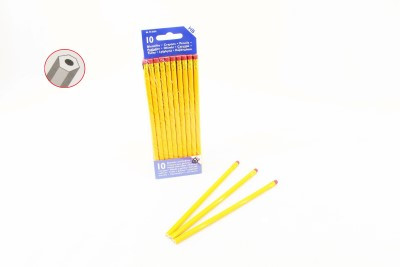 Herlitz Grafitc.Hb Radírvégű 10Db (e)