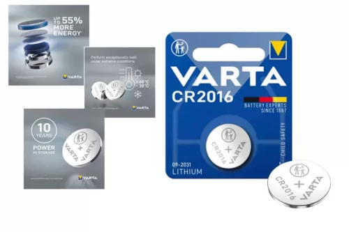 Varta Gombelem Lítium CR2016 (1200/#) *Nem Gyári Kartonozás*