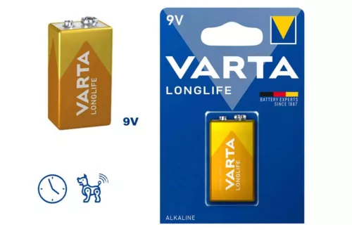 Varta LongLife Alkáli 9V Elem B1 (208/#) *Nem Gyári Kartonozás*