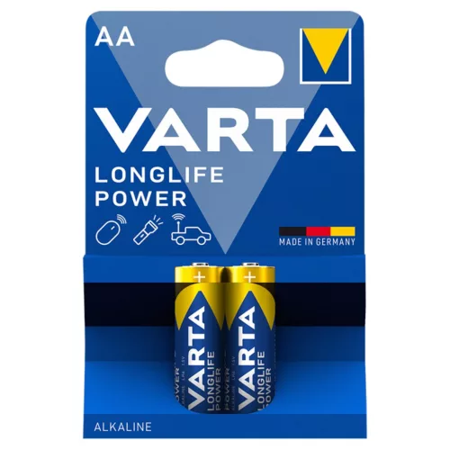 Varta Longlife Power Alkáli Ceruza Elem AA B2 (208/#) *Nem Gyári Kartonozás*