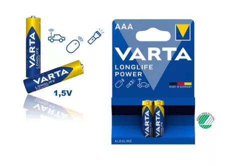 Varta Longlife Power Alkáli Mikro Elem AAA B2 (288/#) *Nem Gyári Kartonozás*
