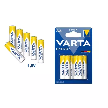   Varta Energy Alkáli Ceruza Elem AA B6 (128/#) *Nem Gyári Kartonozás*