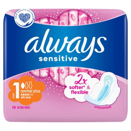 Always Ultra Egészségügyi Betét Sensitive Normal Plus 10Db (e)