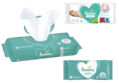 Pampers Fresh Clean Nedves Törlőkendő 52Db (e)