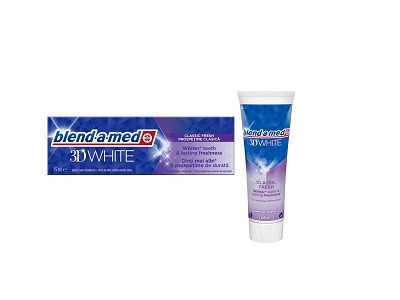 Blend-A-Med 3D White Fogkrém Classic Fresh 75Ml (e)