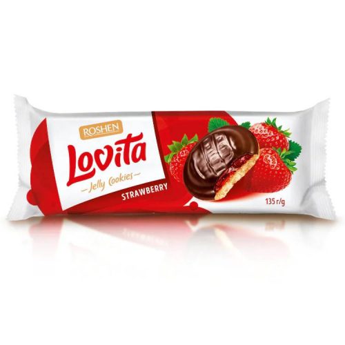 Lovita Piskótatallér Epres 135G (e)