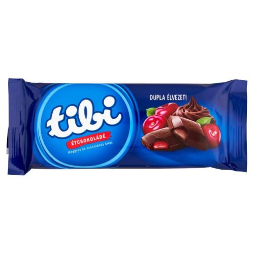 Tibi Étcsokoládé Meggyes 90G (e)