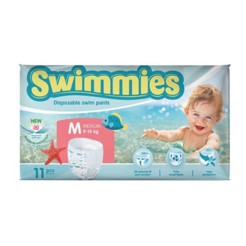 Swimmies Úszópelenka M 9-15Kg 12Db (e)