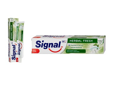 Signal Fogkrém Family Herbal Fresh 75Ml (e)