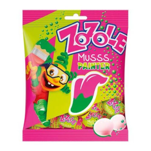 Zozole Cukor Nyelvf.Rágó Íz.Zöld 75G (e)