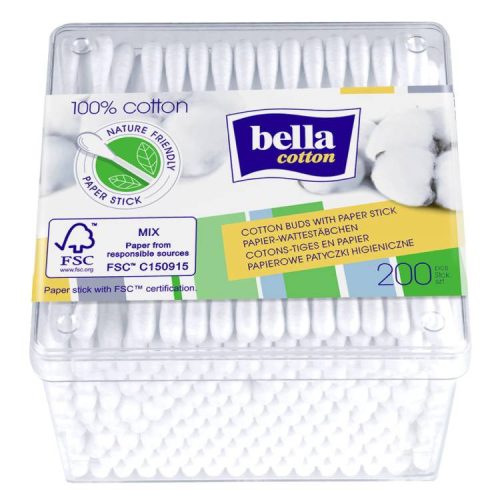 Bella Fültisztító Pálcika Dob. 200Db (e)