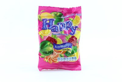 Happy Cukorka Gyümölcs Ízű 75G (e)