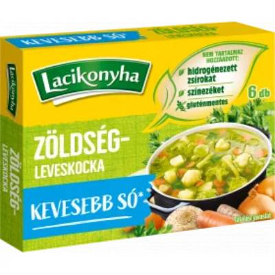Lacikonyha Kocka Zöldségleves 60G (e)