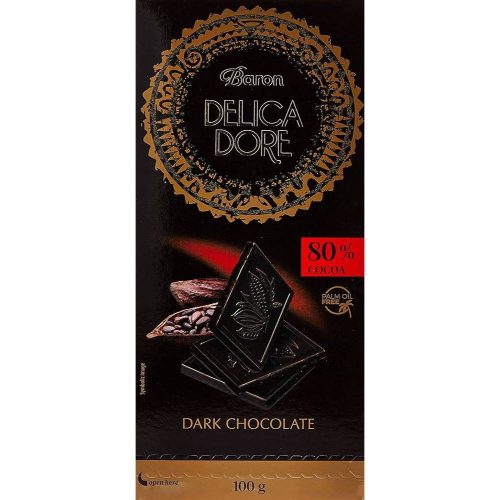 Baron Delica D.Étcsokoládé 80% 100G (e)