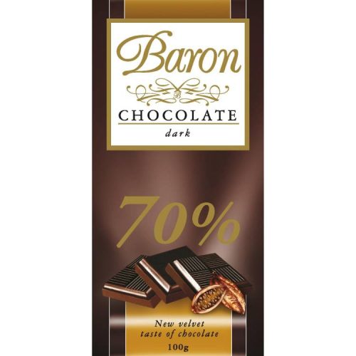 Baron Étcsokoládé 70% 100G (e)