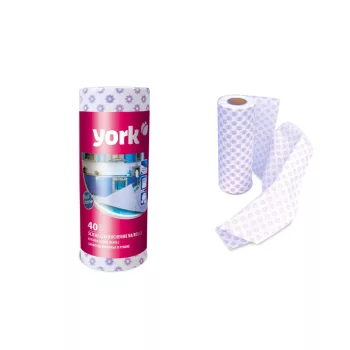 Törlőkendő Általános Tekercsben 40 Darabos York 021100