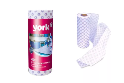 Törlőkendő Általános Tekercsben 40 Darabos York 021100