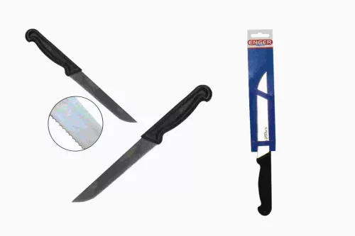 Kés Konyhai 14cm Penge Recés, Műanyag Markolat (10/gy_100/#)