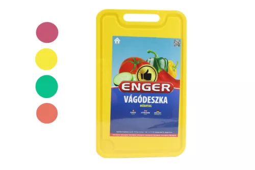Vágódeszka Műanyag 26*38cm Pry. (50/#)