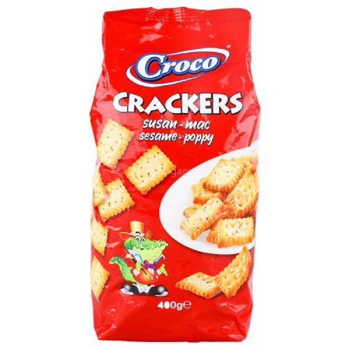 Croco Crackers Szezám-Mák 400G (e)