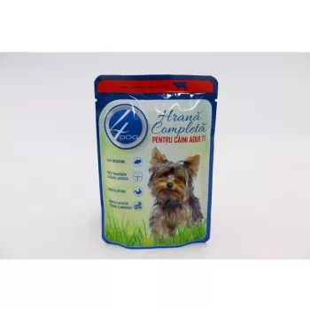 4DOG Nedves Kutyaeledel 100g, Marha (24/#_576/sor_6336/rkl)
