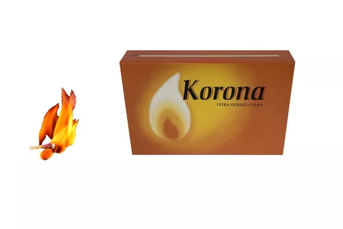 Gyufa Korona Extra Hosszú 45 Szálas (24/gy_72/#_5400/rkl)