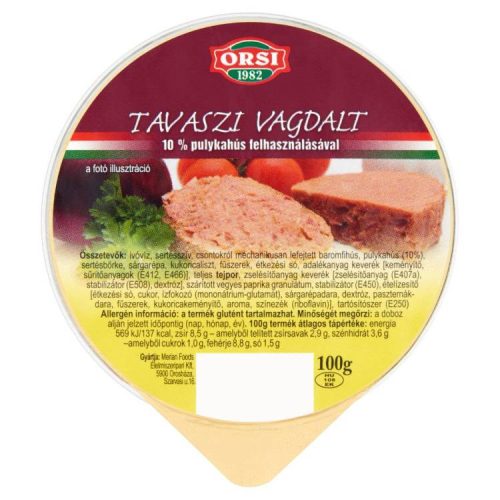 Orsi Vagdalt Tavaszi 100G (e)