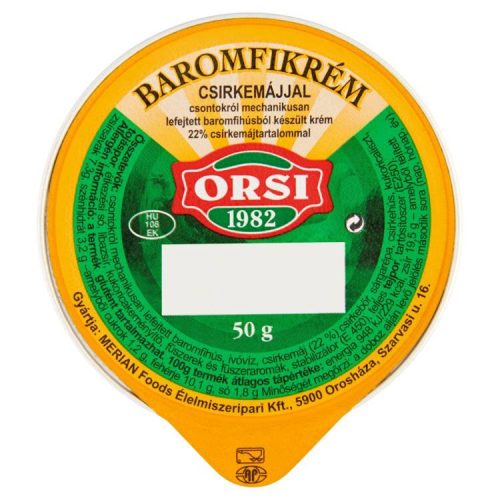 Orsi Baromfikrém Csirkemájjal 50G (e)