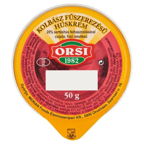 Orsi Húskrém Kolbászos 50G (e)