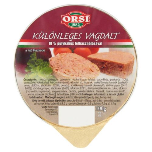 Orsi Vagdalt Különleges 100G (e)