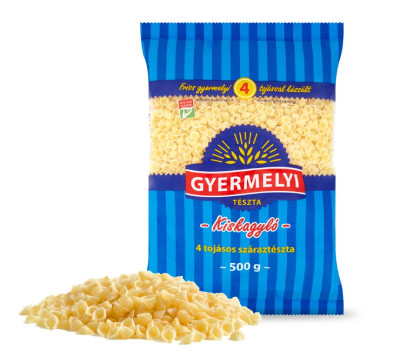 Gyermelyi Tészta Kiskagyló 4Toj.500G (e)