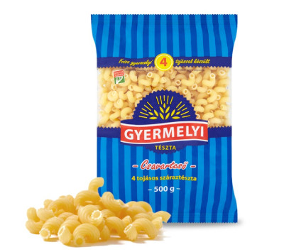Gyermelyi Tészta Csavartcső 4Toj.500G (e)