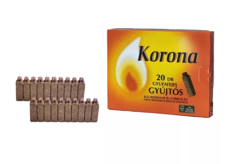 Gyufafejes Gyújtós Vulcan 20 Darabos (15/#_1995/rkl)