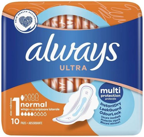 Always Ultra Egészségügyi Betét Normal Plus 10Db (e)
