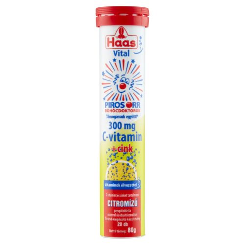 Haas Pezsgőtabl.C Vitamin+Cink 80G (e)