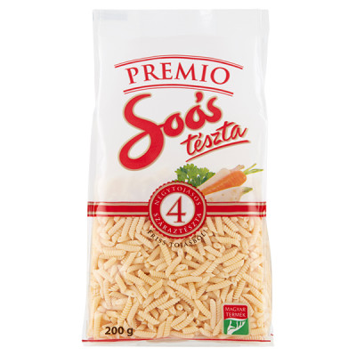 Soós Tészta Préselt Csiga 4T 200G (e)